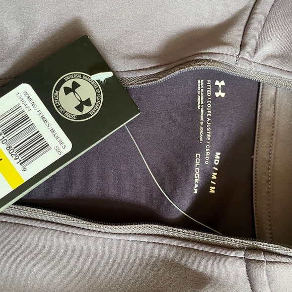 Under Armour Womens Fitted Coldgear 1/4 Zip Jacket - Picture 5 of 5